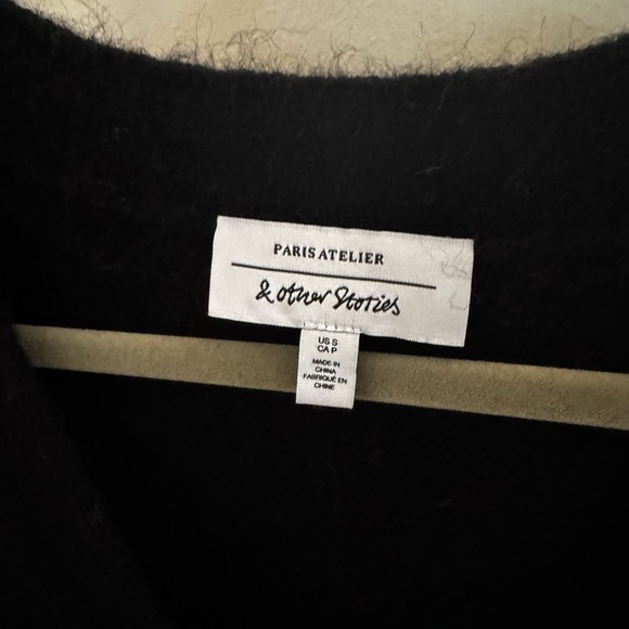 & Other Stories Black Bee Cardigan - Picture 4 of 5